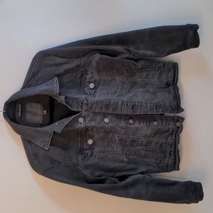 American Eagle Flex Trucker Denim Jacket Black